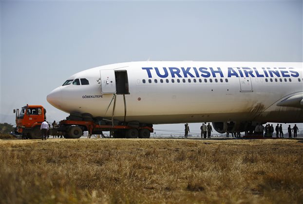 Αναγκαστική προσγείωση τουρκικού αεροσκάφους μετά από απειλή για βόμβα