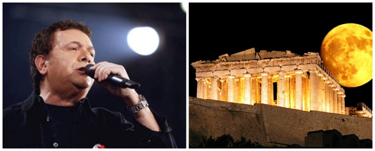 Ο Μανώλης Μητσιάς την Αυγουστιάτικη Πανσέληνο στο Μουσείο Ακρόπολης