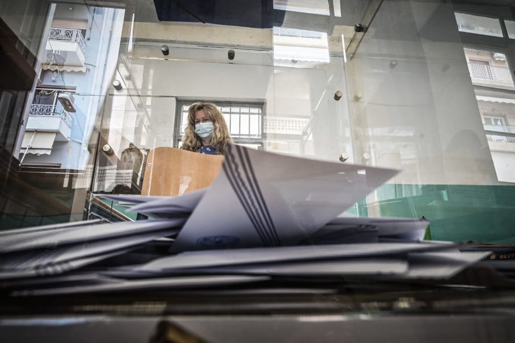 [361554] ΕΘΝΙΚΕΣ ΕΚΛΟΓΕΣ 2023 / ΣΤΙΓΜΙΟΤΥΠΑ ΑΠΟ ΤΗΝ ΨΗΦΟΦΟΡΙΑ (ΤΑΤΙΑΝΑ ΜΠΟΛΑΡΗ/eurokinissi)