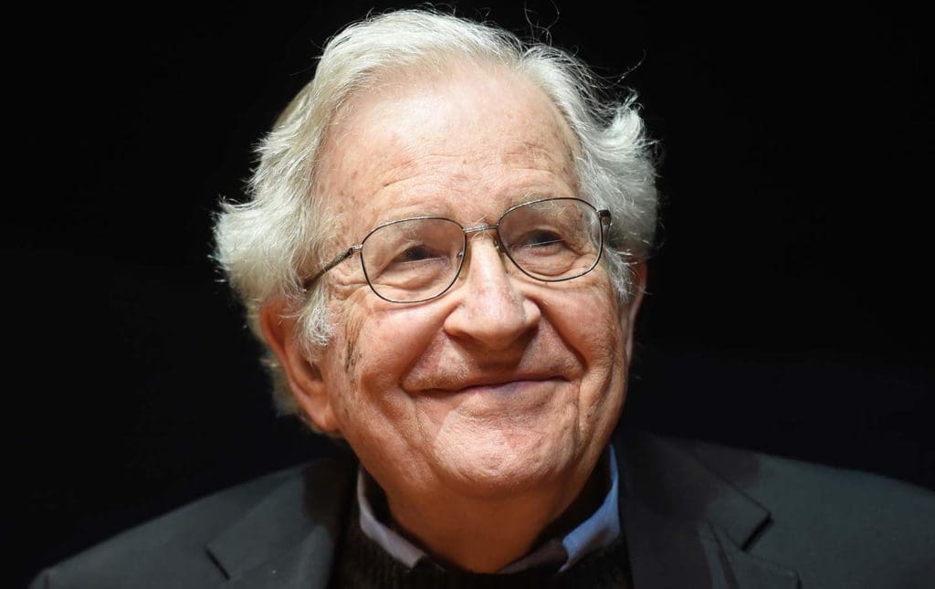 Noam chomsky smile ap img