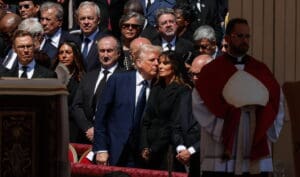 Pope francis' funeral mass in st peter's square