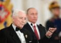 Awards presentation ceremony in moscow's kremlin