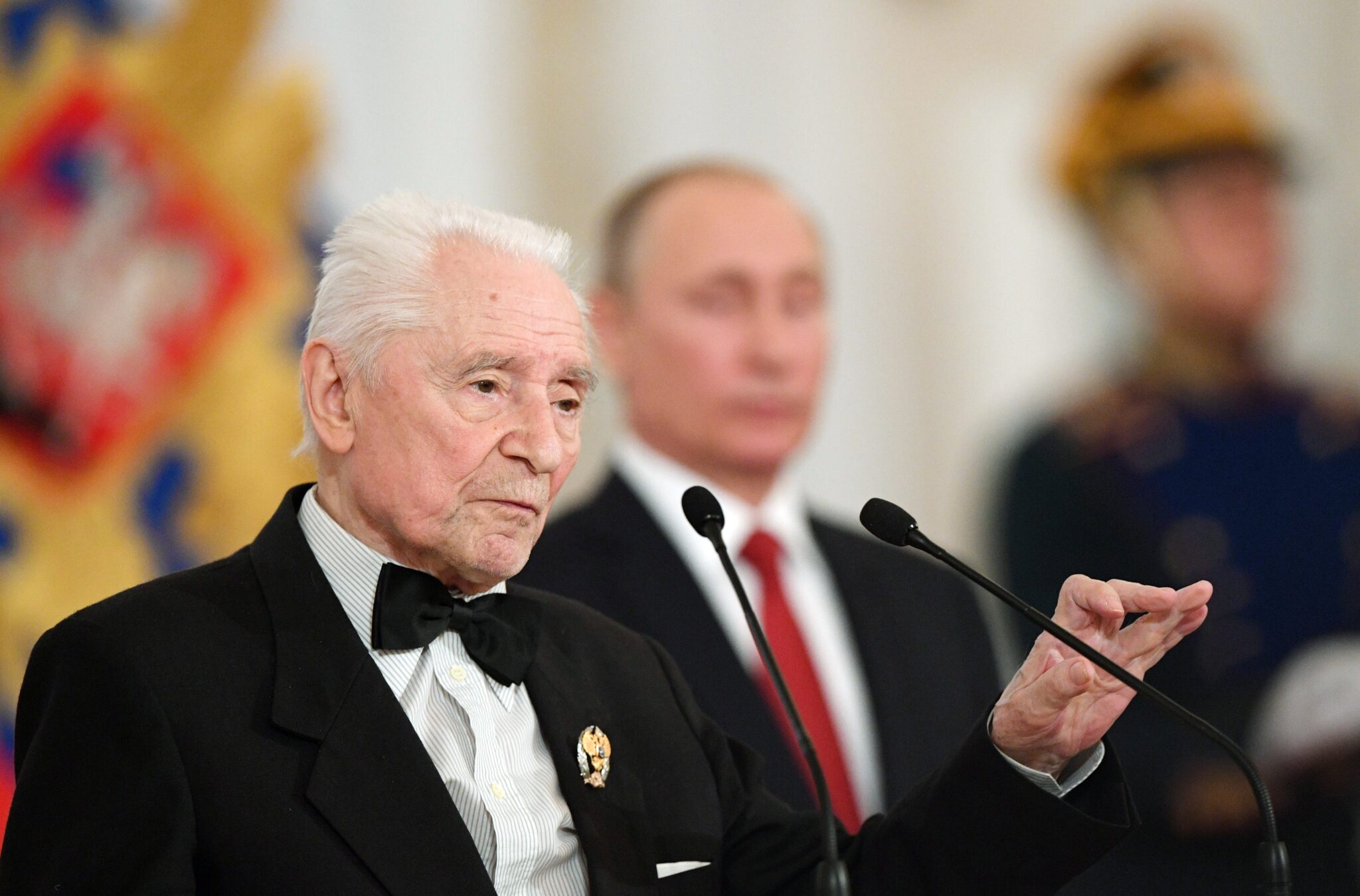 Awards presentation ceremony in moscow's kremlin