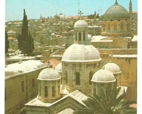 Jerusalem via dolorosa israel palestine rare picture postcard