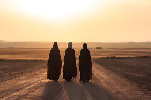 Three women from berber tribe neural network ai generated 76080 49667