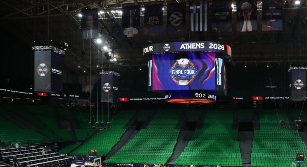 [387183] euroleague final 4 2025 2026 ΑΘΗΝΑ / 2ος ΗΜΙΤΕΛΙΚΟΣ ΒΑΛΕΝΘΙΑ ΡΕΑΛ ΜΑΔΡΙΤΗΣ / media day (ΜΑΡΚΟΣ ΧΟΥΖΟΥΡΗΣ / euroinissi)