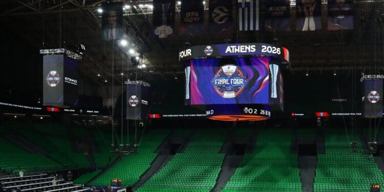 [387183] euroleague final 4 2025 2026 ΑΘΗΝΑ / 2ος ΗΜΙΤΕΛΙΚΟΣ ΒΑΛΕΝΘΙΑ ΡΕΑΛ ΜΑΔΡΙΤΗΣ / media day (ΜΑΡΚΟΣ ΧΟΥΖΟΥΡΗΣ / euroinissi)