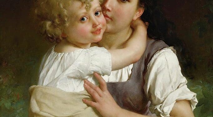 Maternal affection emile munier