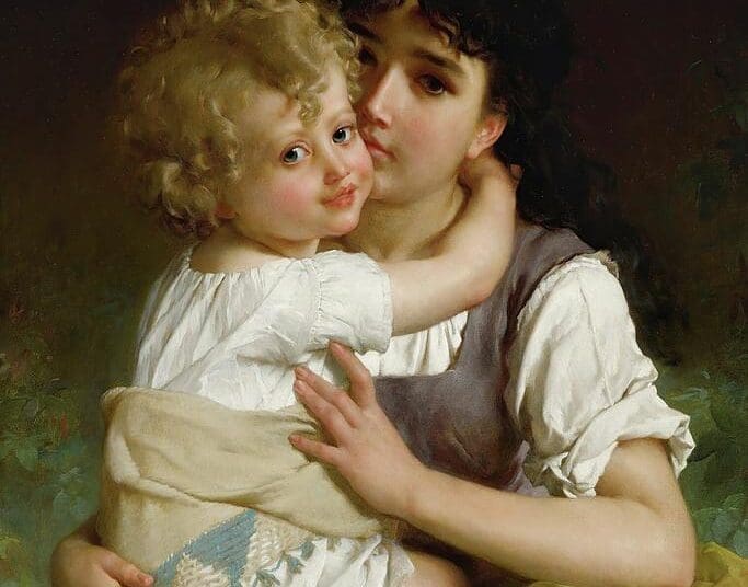 Maternal affection emile munier