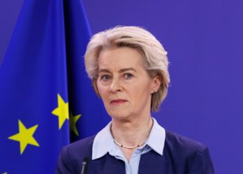 European commission president von der leyen receives ukrainian prime minister shmyhal